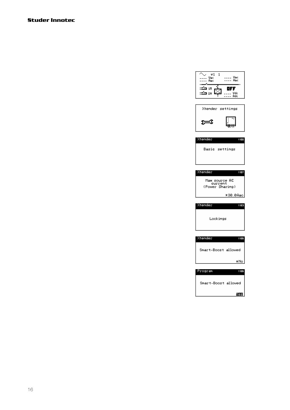 Studer Innotec RCC-03 User Manual | Page 16 / 51