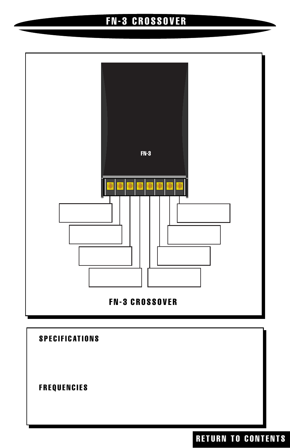 Fn-3 c r o s s o v e r | Studio RTA Component Speaker User Manual | Page 12 / 15