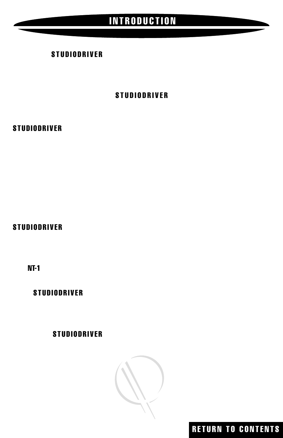 I n t r o d u c t i o n | Studio RTA Component Speaker User Manual | Page 3 / 15