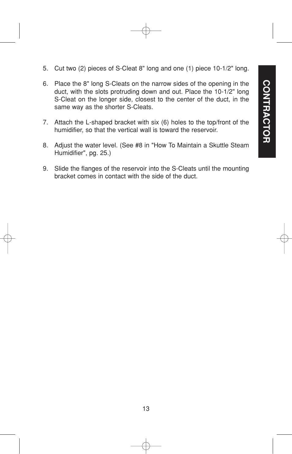 Contract or | Skuttle Indoor Air Quality Products 60-2 User Manual | Page 13 / 40