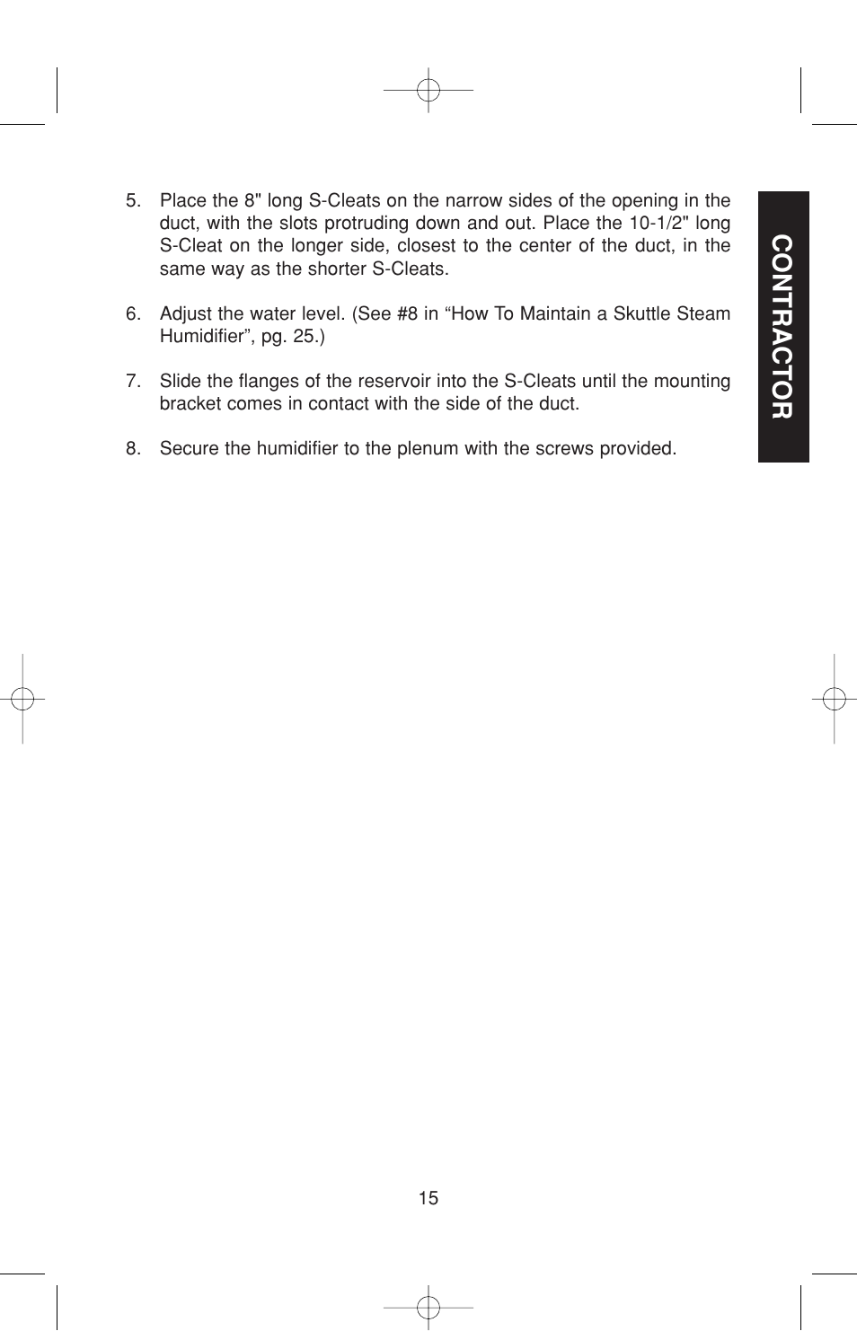 Contract or | Skuttle Indoor Air Quality Products 60-2 User Manual | Page 15 / 40