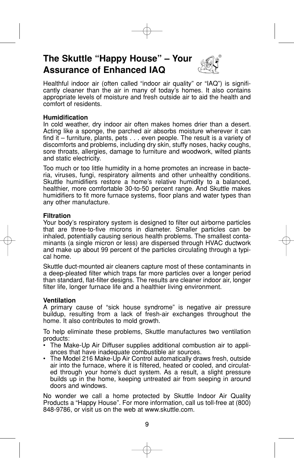 Skuttle Indoor Air Quality Products 90 User Manual | Page 11 / 12