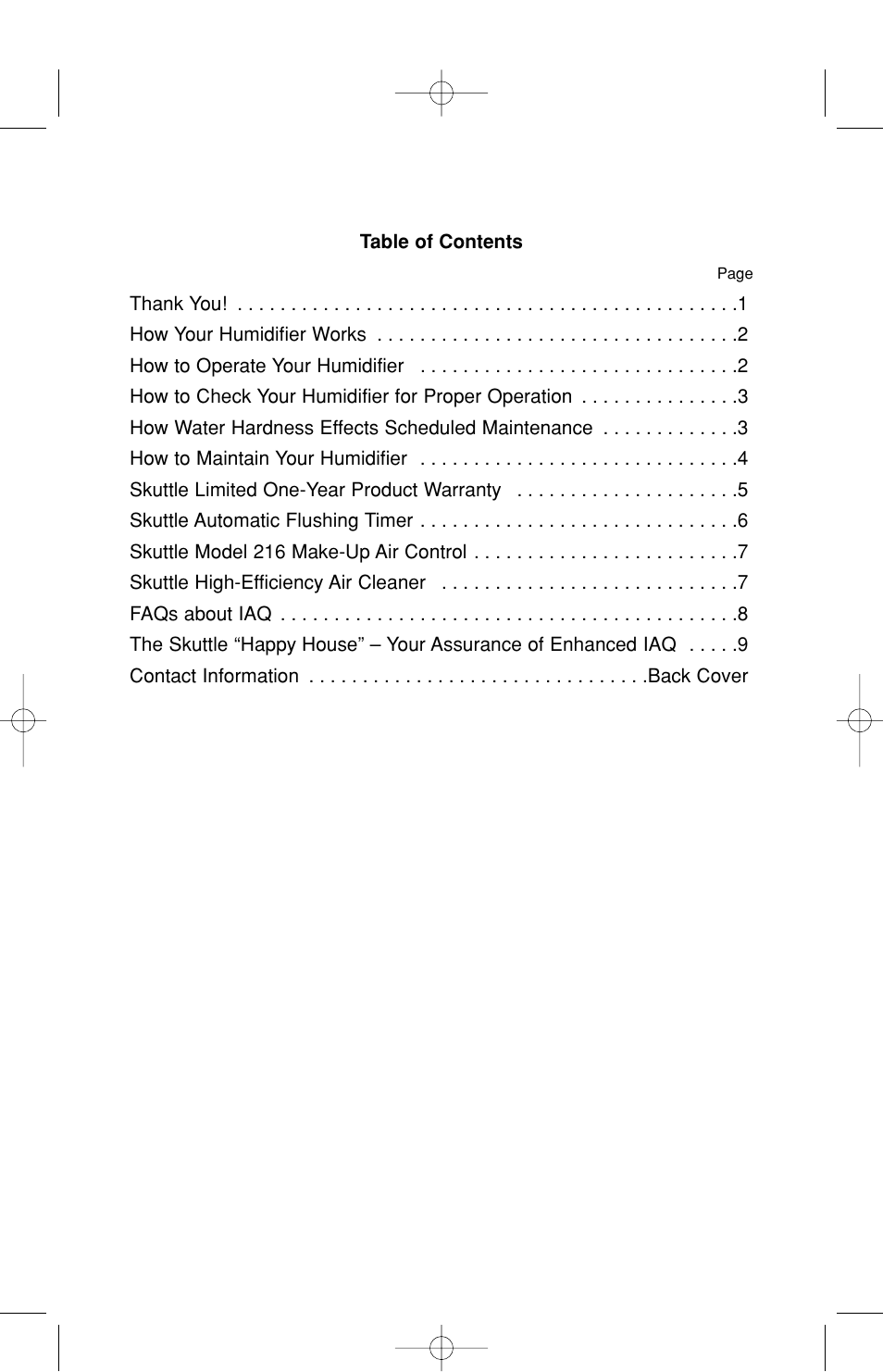 Skuttle Indoor Air Quality Products 90 User Manual | Page 2 / 12