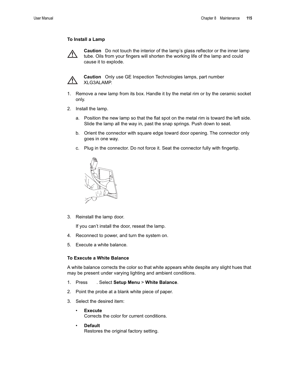 GE XLG3 User Manual | Page 124 / 160