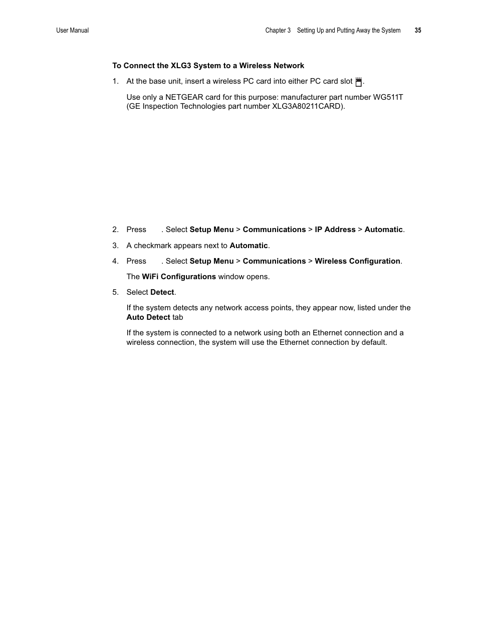 GE XLG3 User Manual | Page 44 / 160