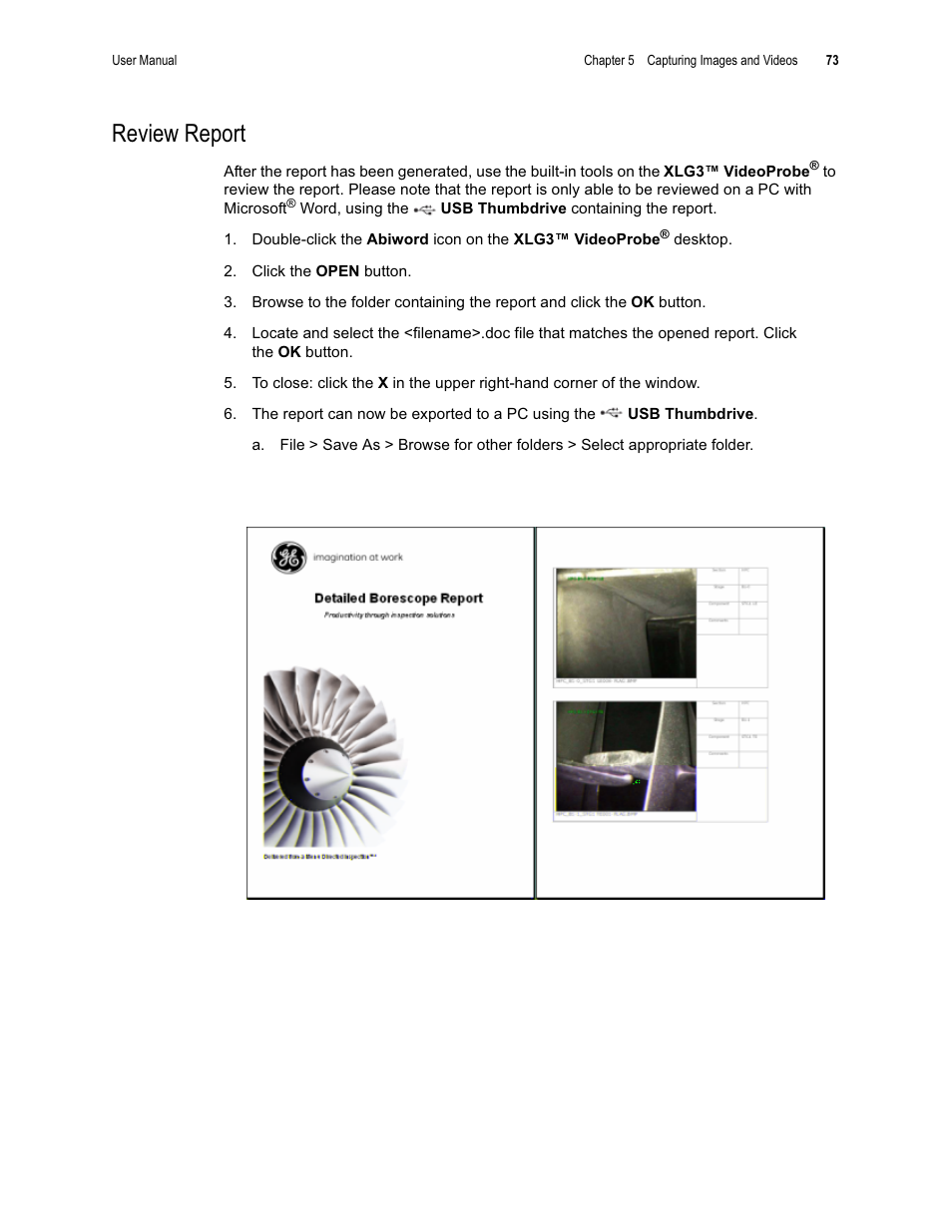 Review report | GE XLG3 User Manual | Page 82 / 160