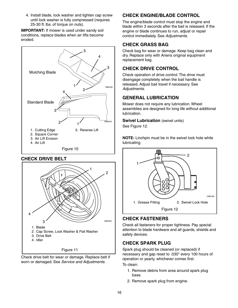 Scotts 907254 - LM21SW User Manual | Page 16 / 69