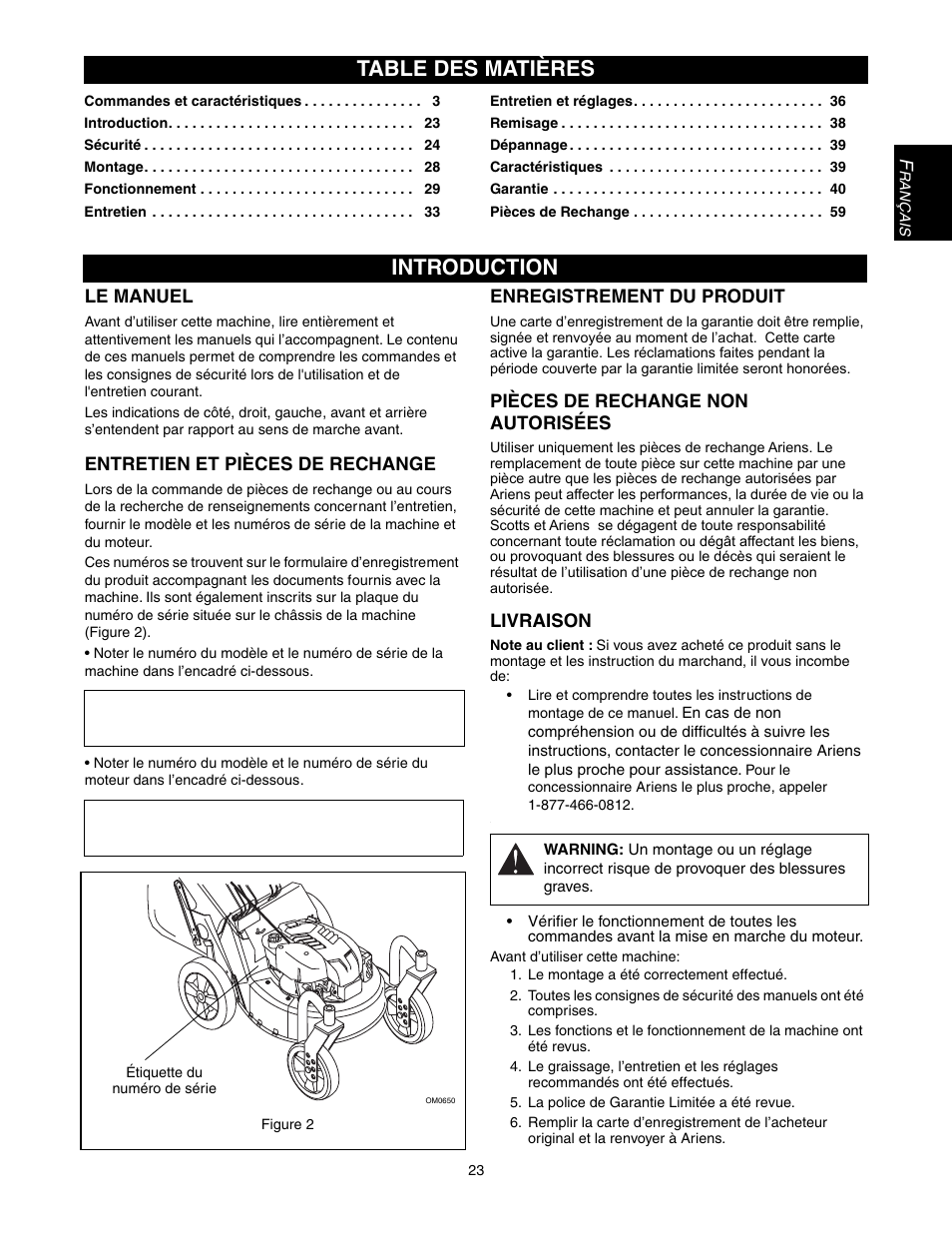 Scotts 907254 - LM21SW User Manual | Page 23 / 69