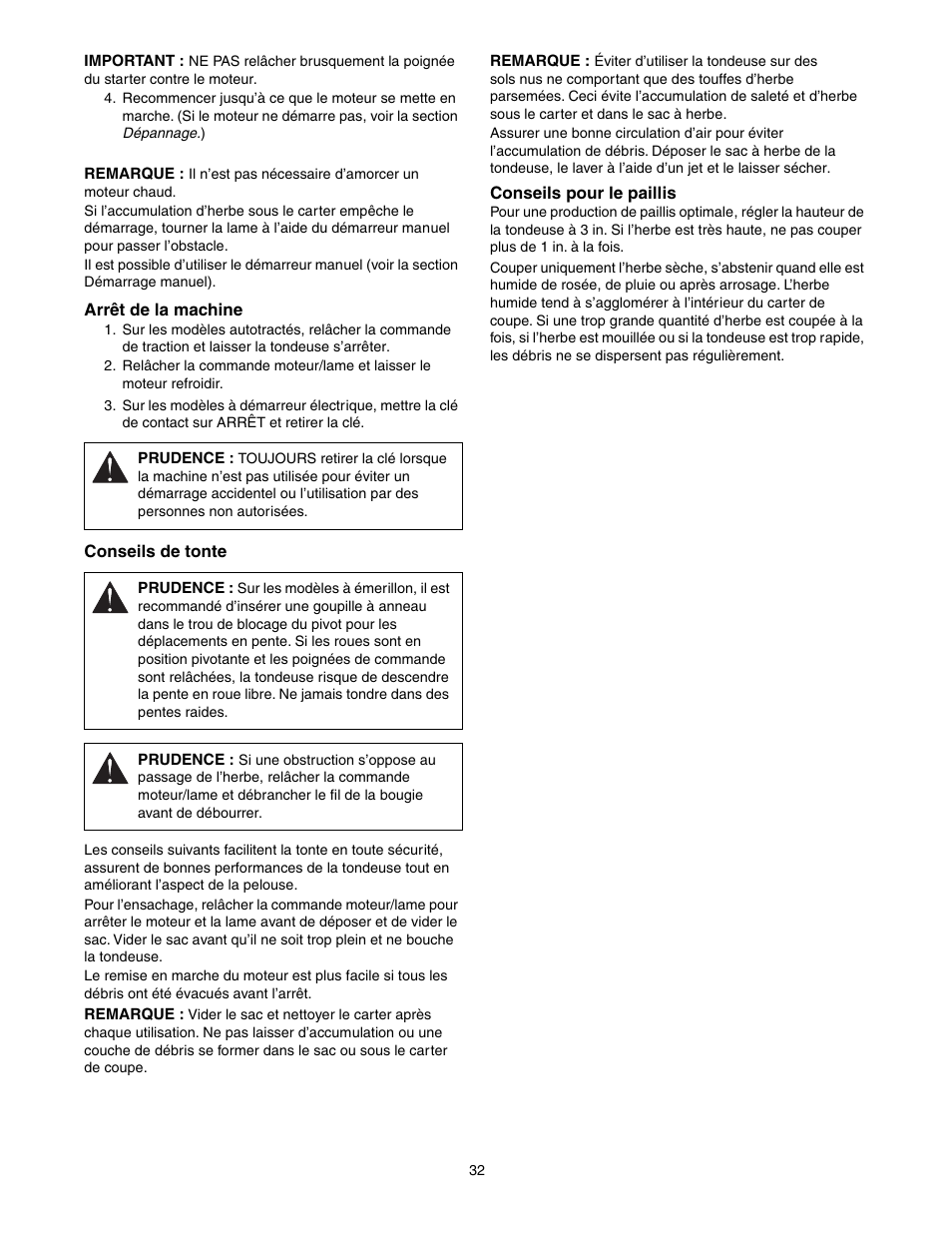 Scotts 907254 - LM21SW User Manual | Page 32 / 69