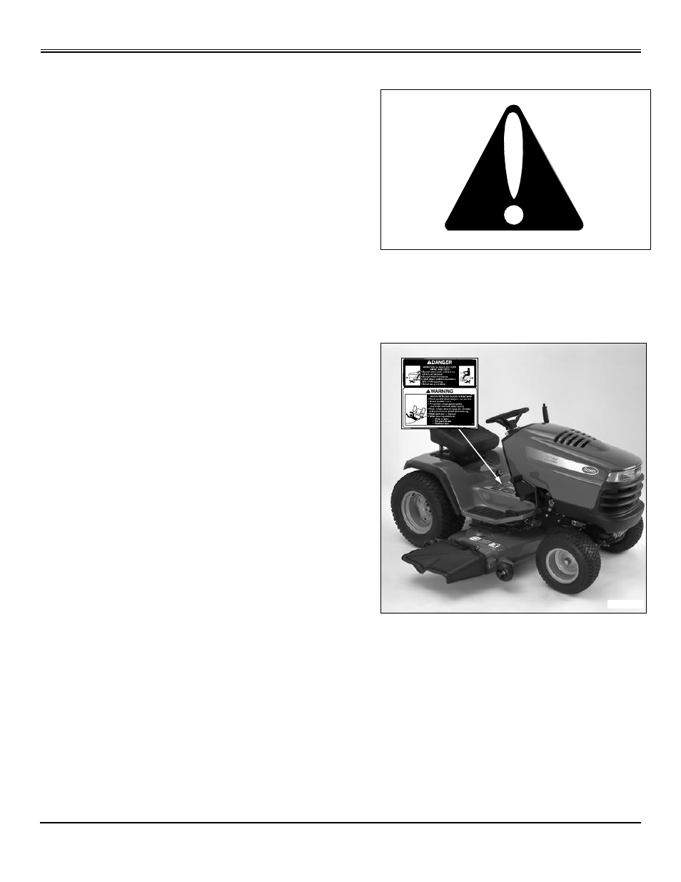 Safety signs | Scotts S2048 User Manual | Page 10 / 99