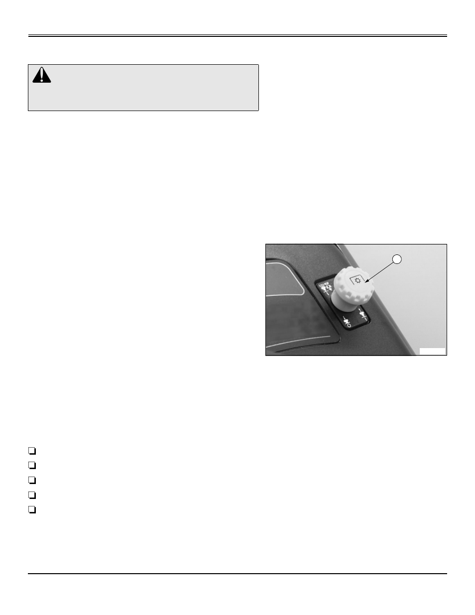 Using reverse implement option, Daily operating checklist, Operating machine | Scotts S2048 User Manual | Page 23 / 99