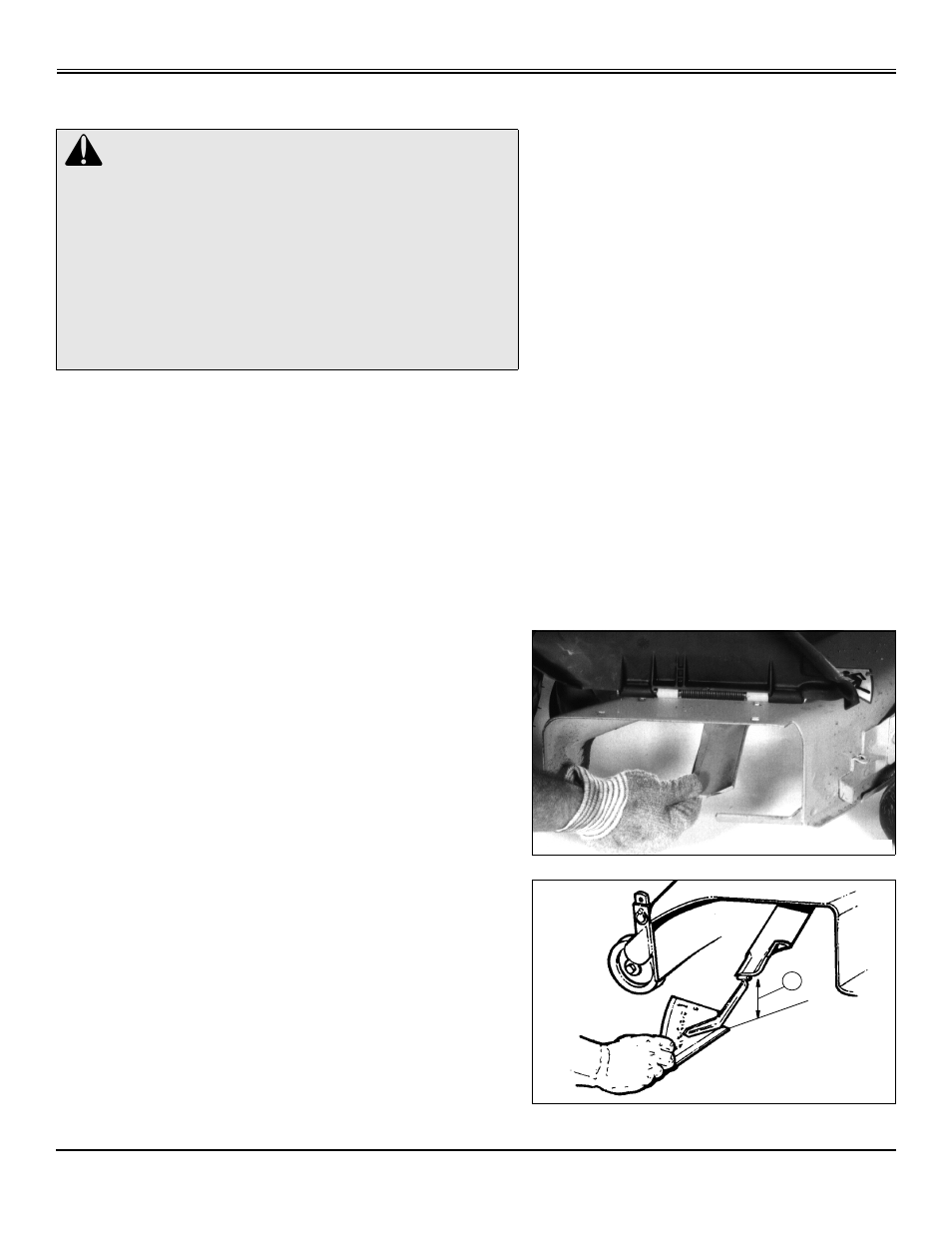 Adjusting mower level (side-to-side), Operating mower | Scotts S2048 User Manual | Page 34 / 99