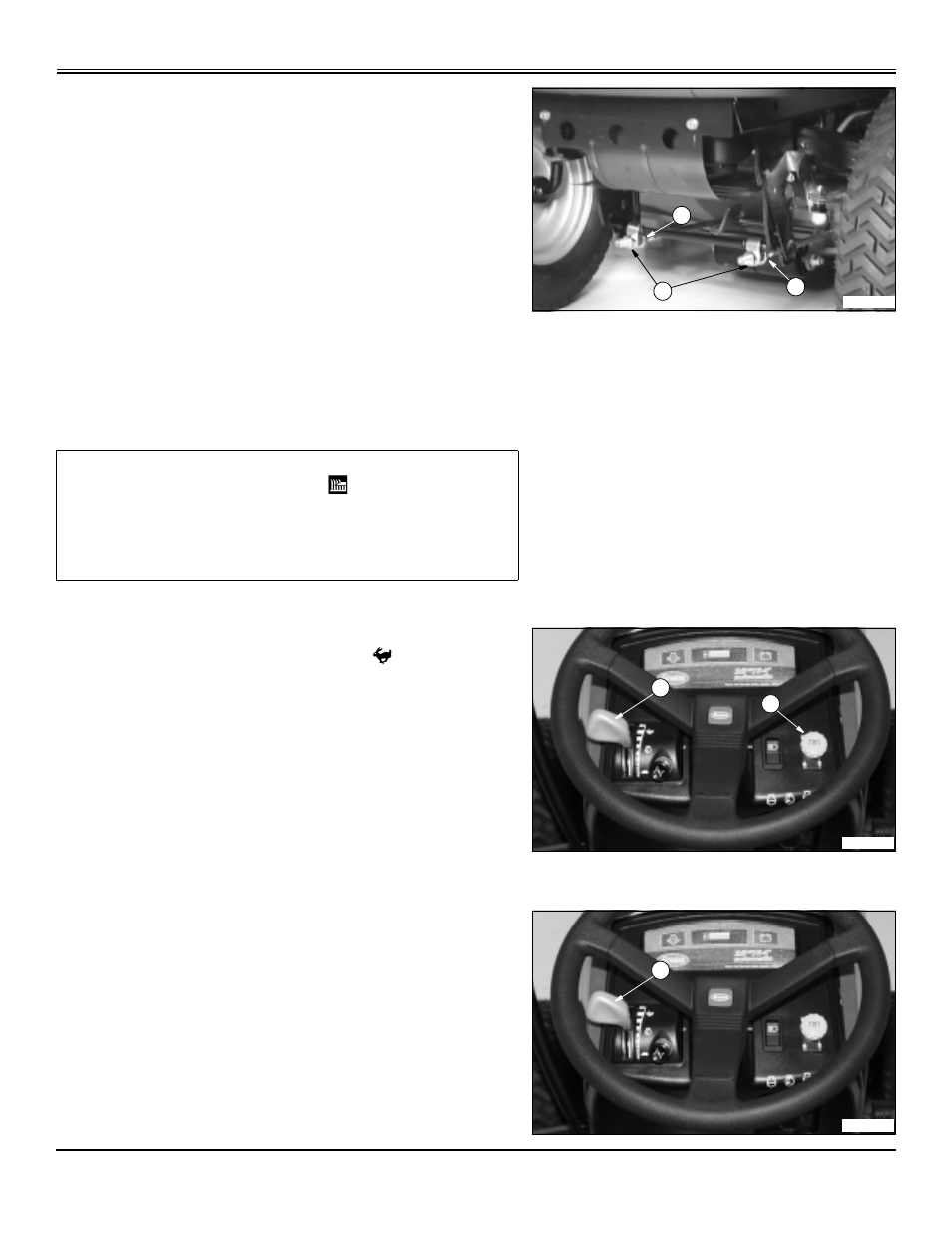 Engaging mower, Disengaging mower, Operating mower | Scotts S2048 User Manual | Page 36 / 99