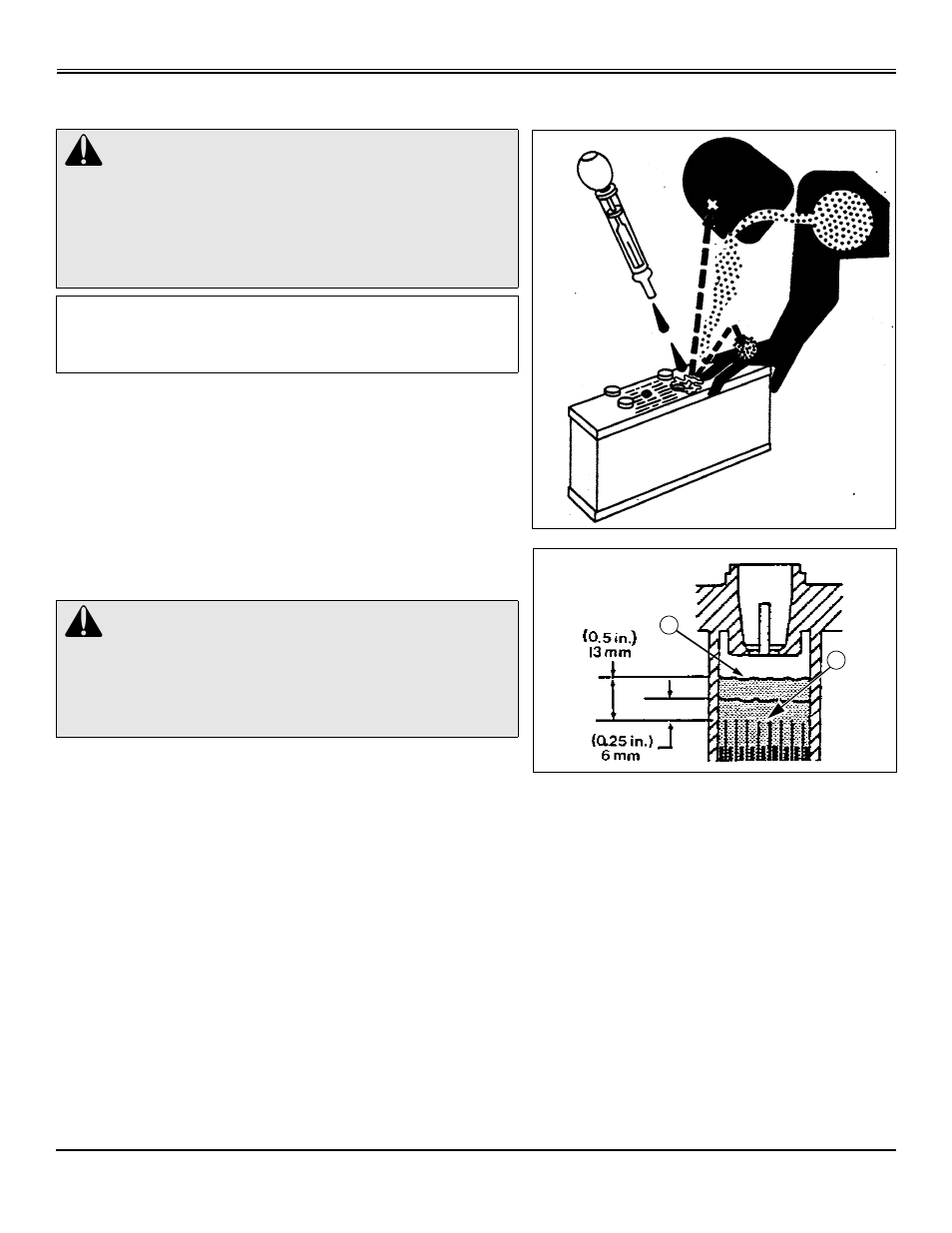 Add electrolyte to battery, Assembly | Scotts S2048 User Manual | Page 6 / 99