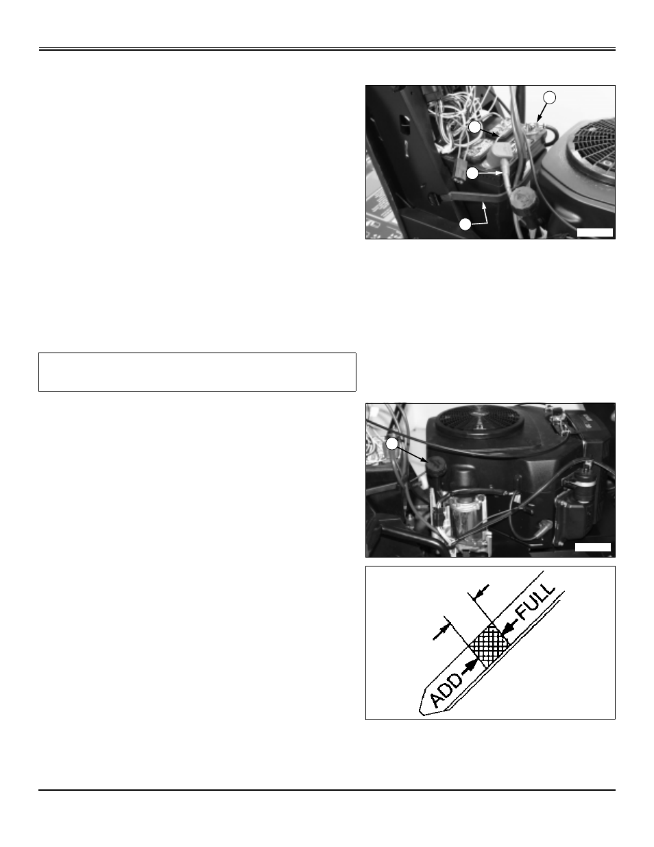 Install and connect battery, Check engine oil, Assembly | Scotts S2048 User Manual | Page 7 / 99
