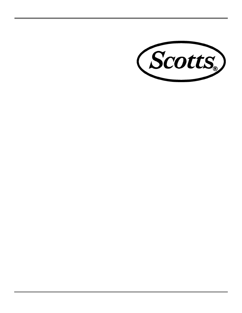 Investment in quality | Scotts S2048 User Manual | Page 99 / 99
