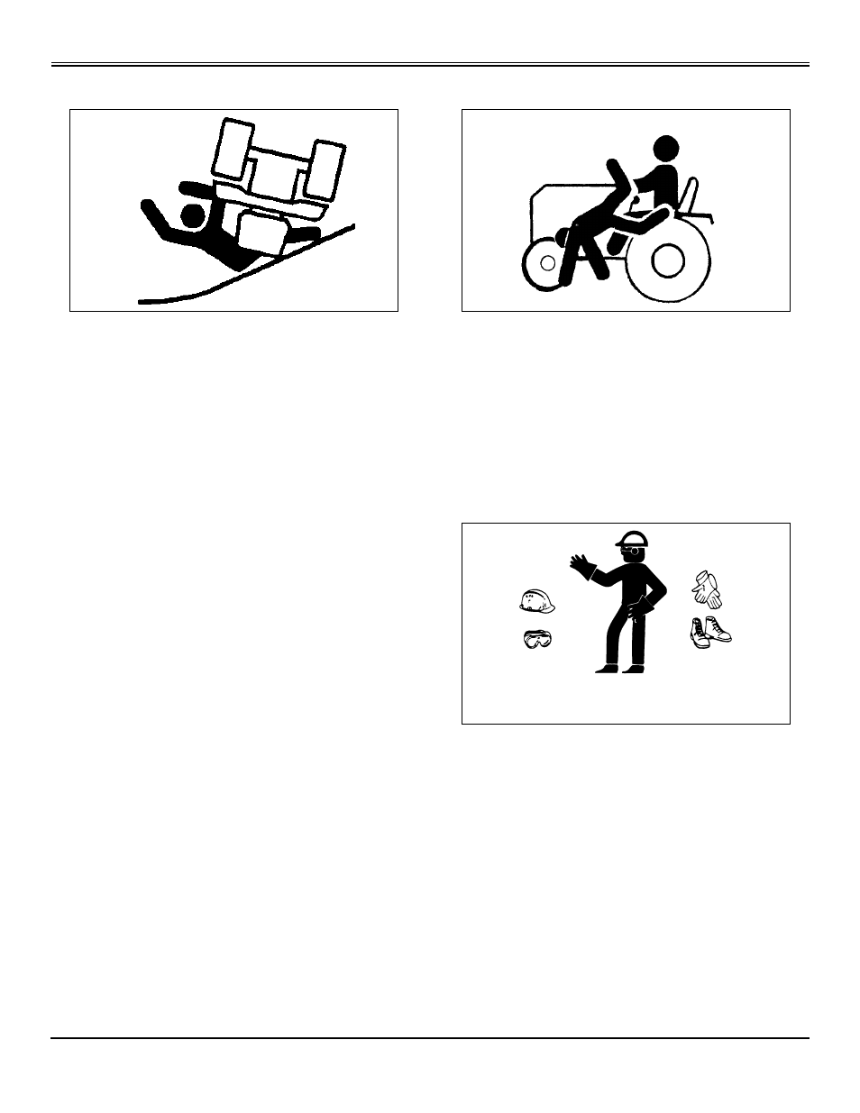 Avoid tipping, Keep riders off, Wear appropriate clothing | Operating machine | Scotts S2546 User Manual | Page 10 / 67