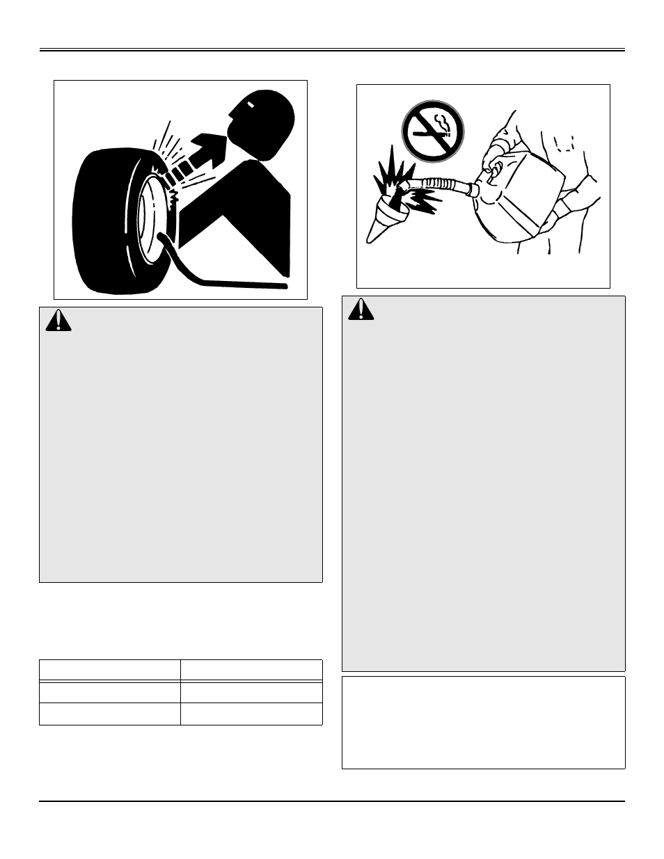 Service miscellaneous, Tire pressure, checking, Fuel | Scotts S2546 User Manual | Page 43 / 67