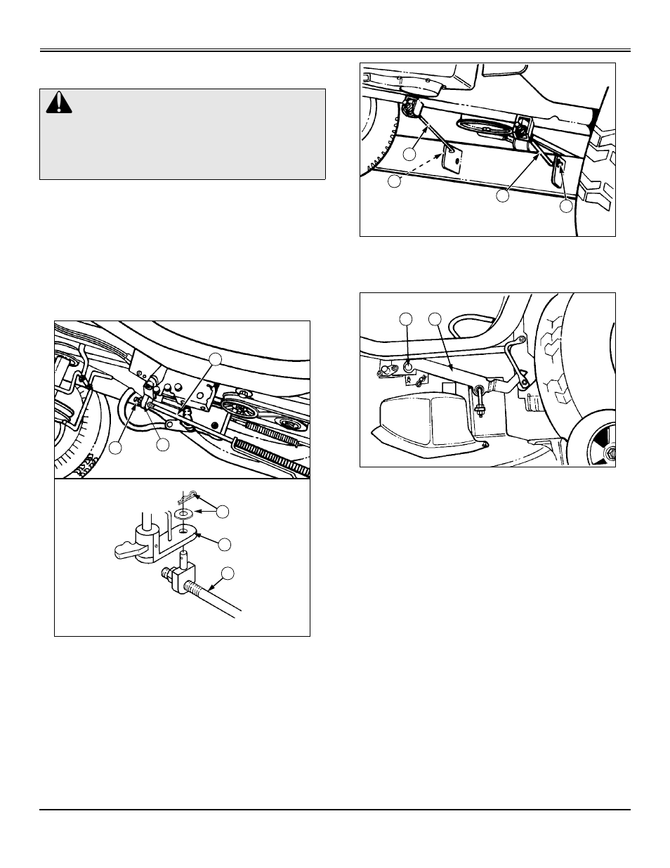 Removing mower, Removing mower; mower, removing | Scotts S2546 User Manual | Page 47 / 67