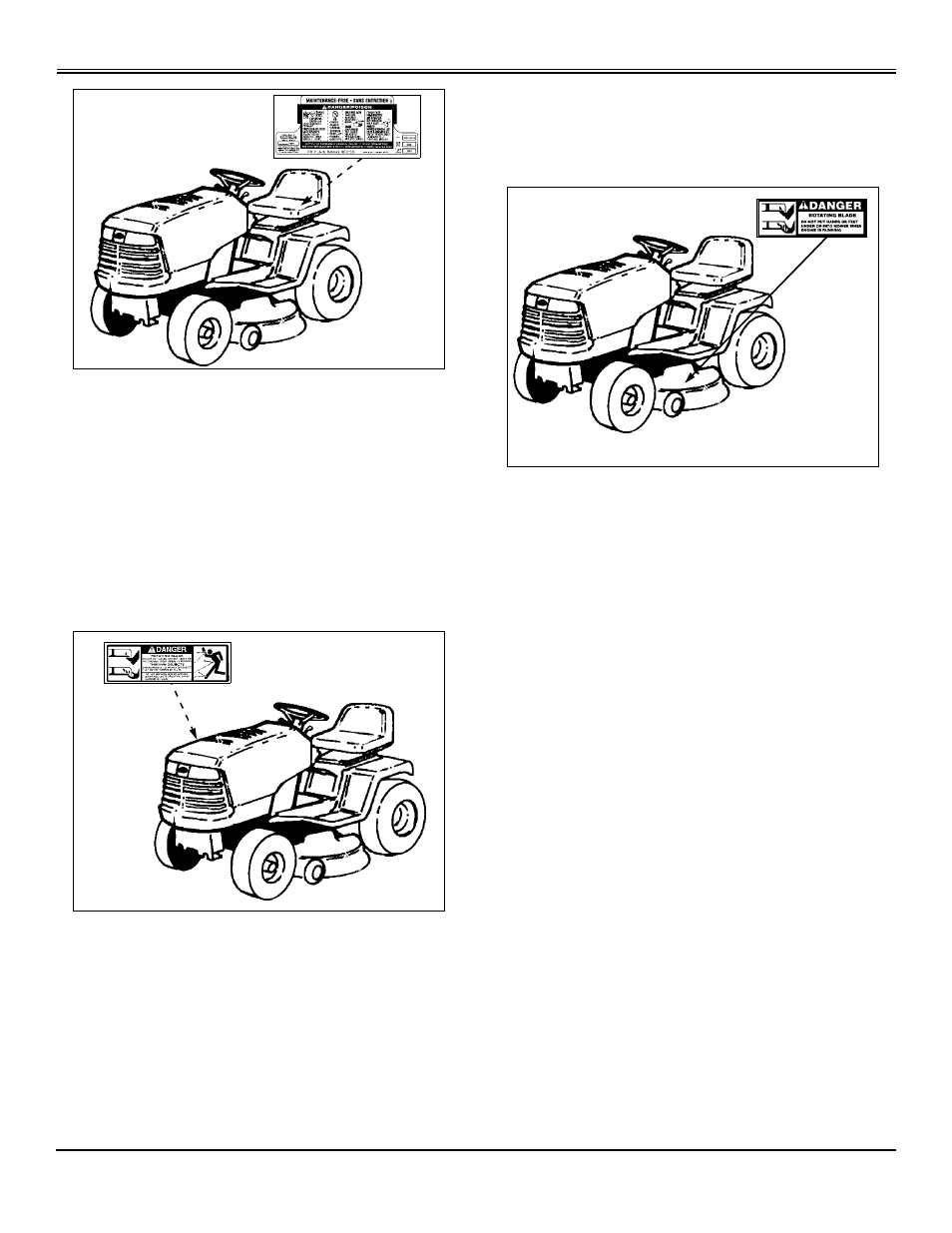 Danger, Safety signs | Scotts S2546 User Manual | Page 7 / 67