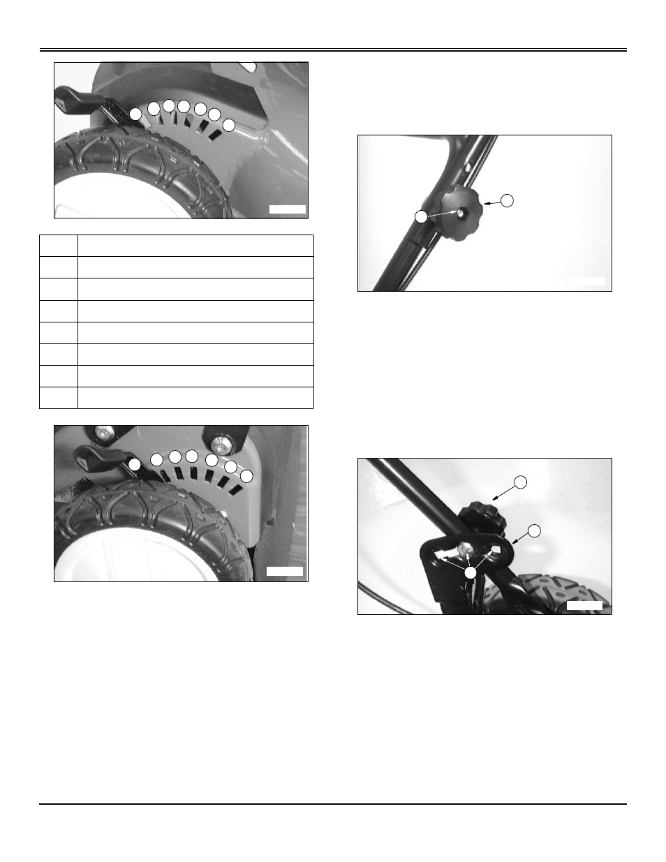 Adjusting handle height, Upper handle, Lower handle | Operating | Scotts SP6213 User Manual | Page 10 / 44