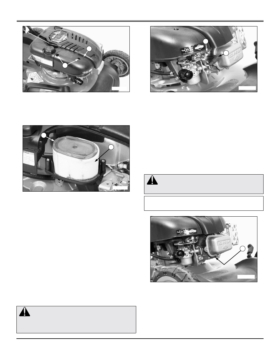 Cleaning and gapping spark plug, Cleaning engine cooling fins, Service | Scotts SP6213 User Manual | Page 21 / 44