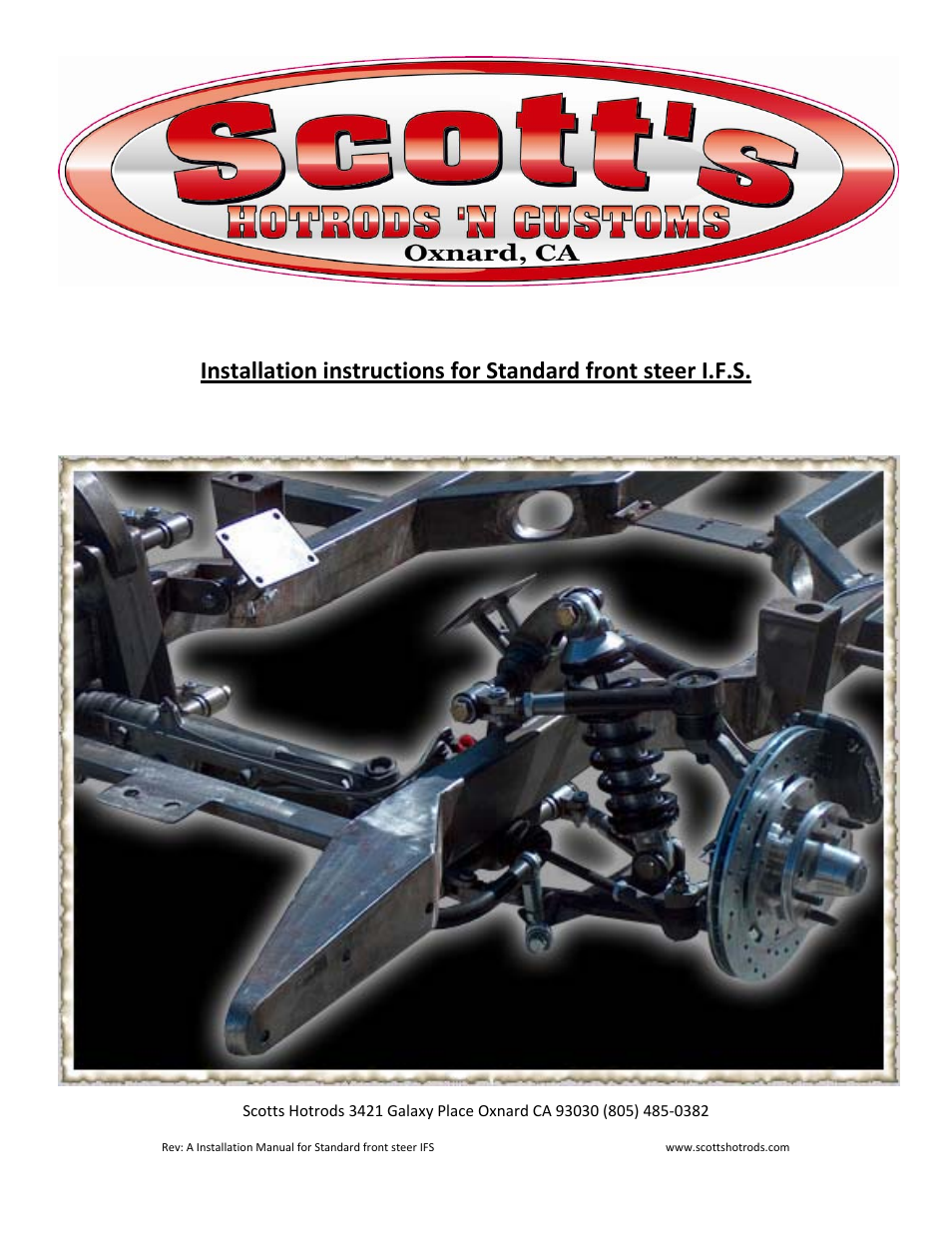 Scotts Automobile Parts User Manual | 12 pages