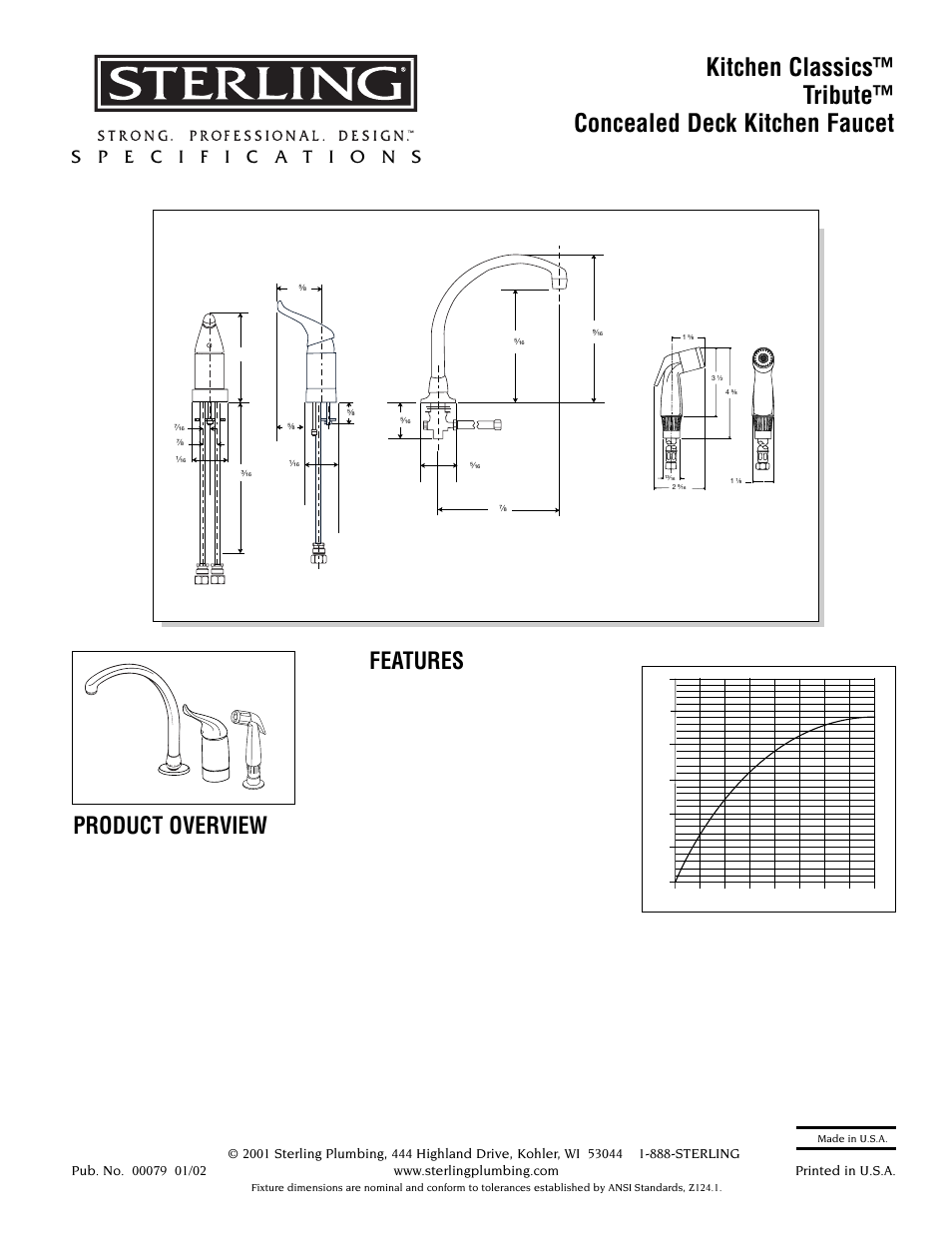 Sterling Plumbing C721FS User Manual | 1 page