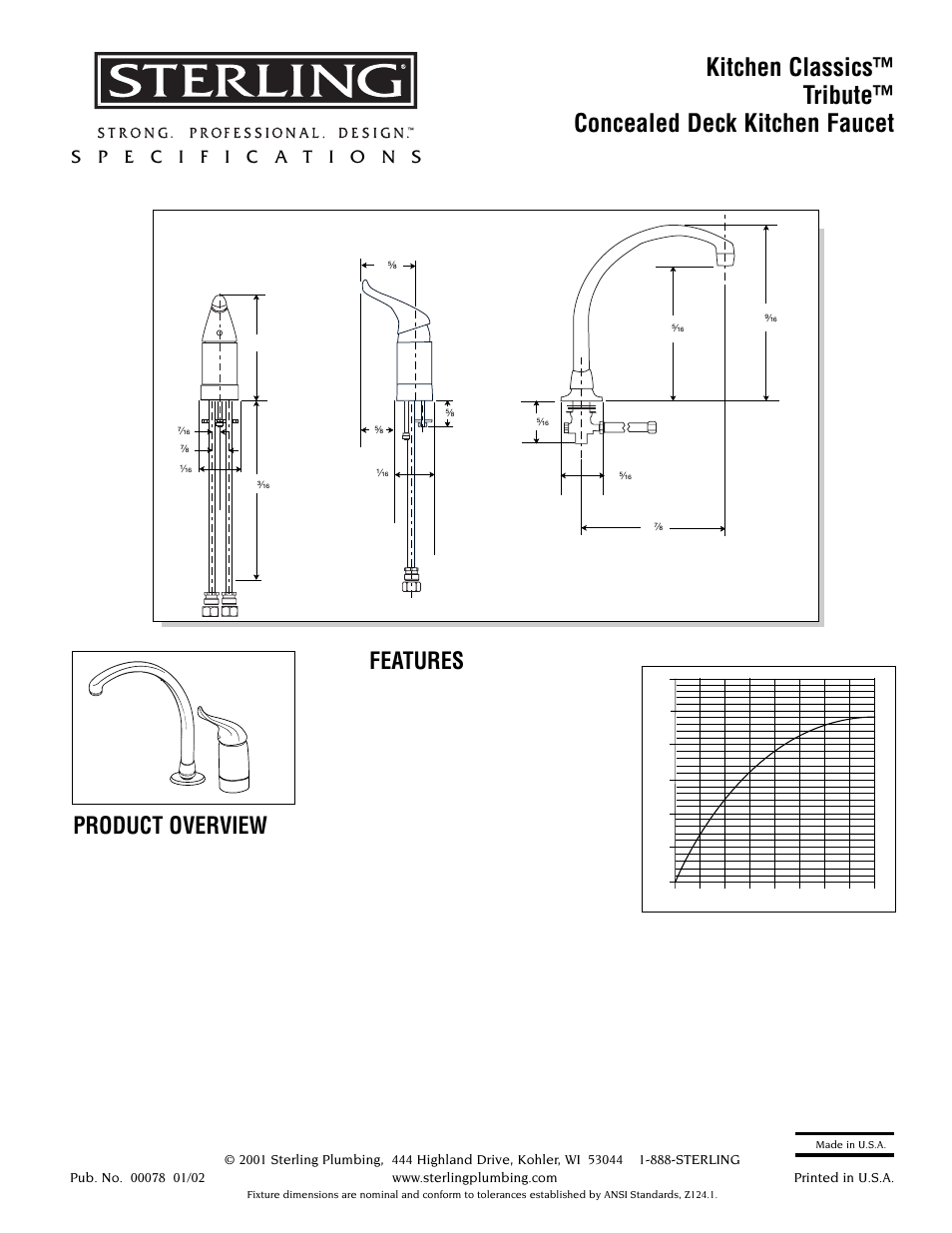 Sterling Plumbing C721F User Manual | 1 page