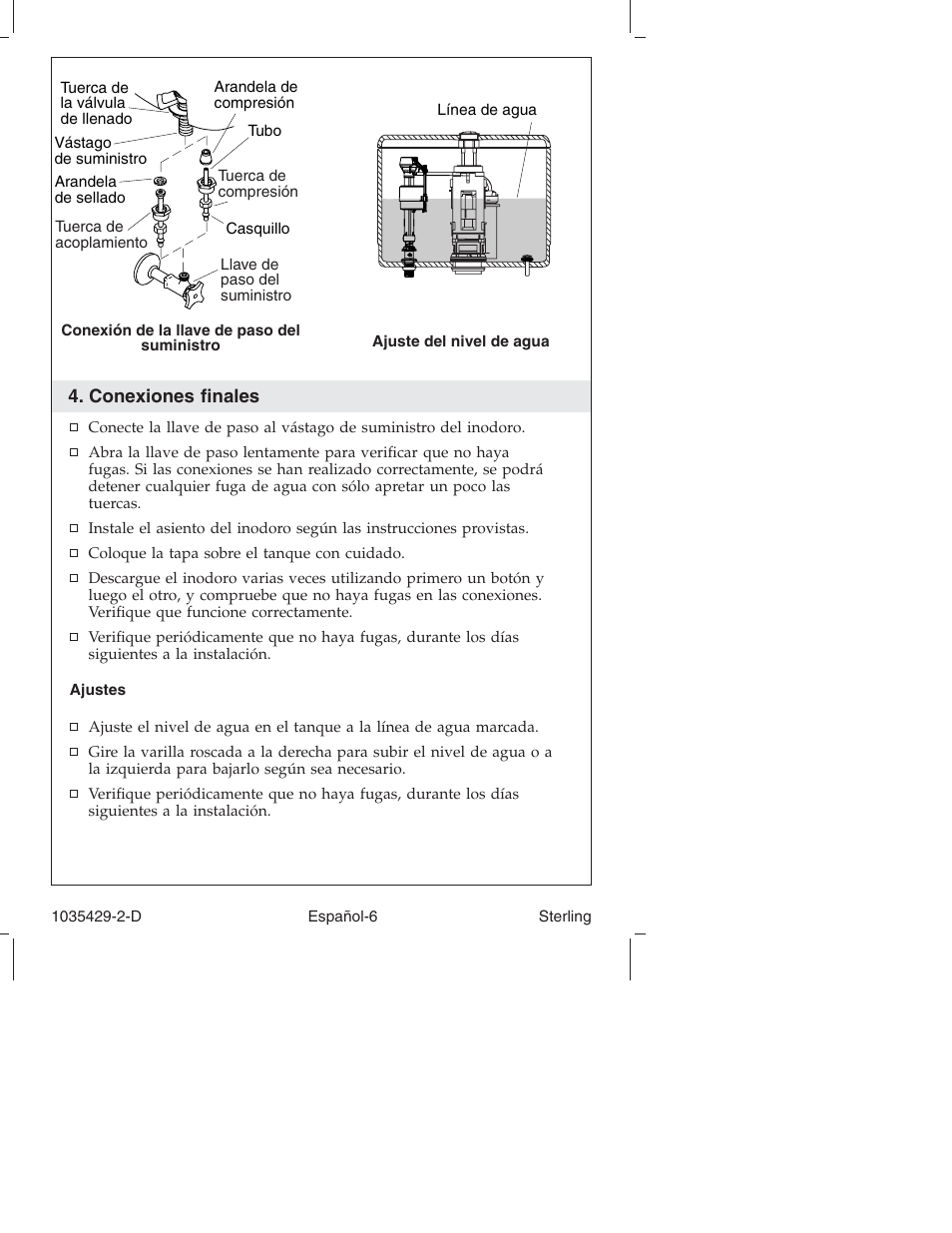 Sterling Plumbing Dual-Flush Close-Coupled Toilet 402027 User Manual | Page 20 / 24