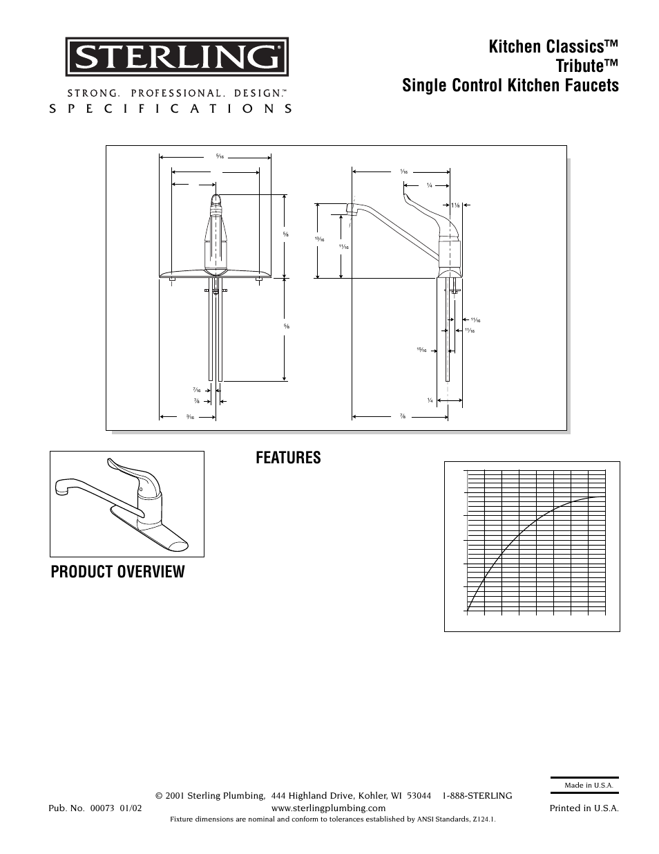 Sterling Plumbing C711C User Manual | 1 page