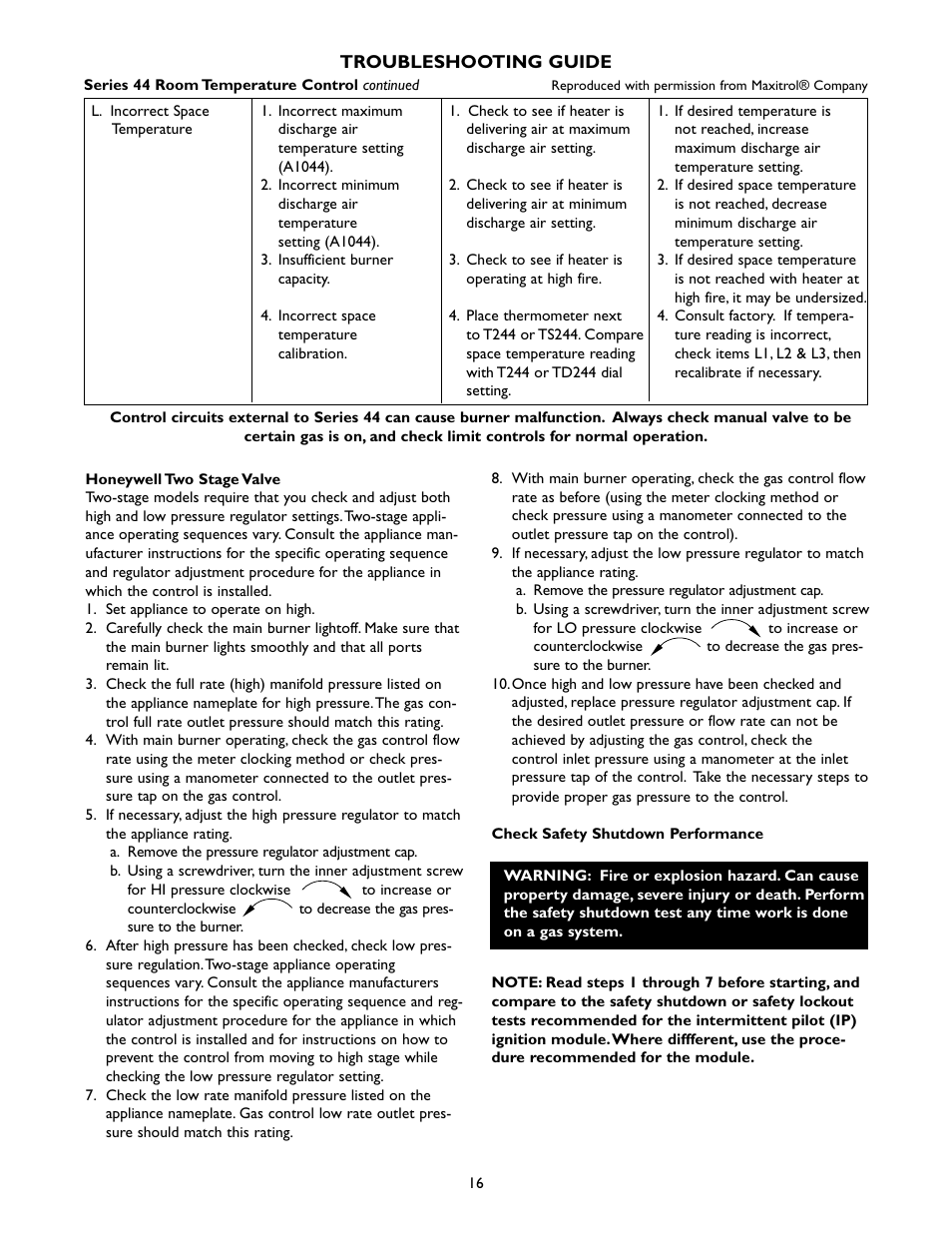 Sterling Plumbing SDRIOM-2 User Manual | Page 16 / 24