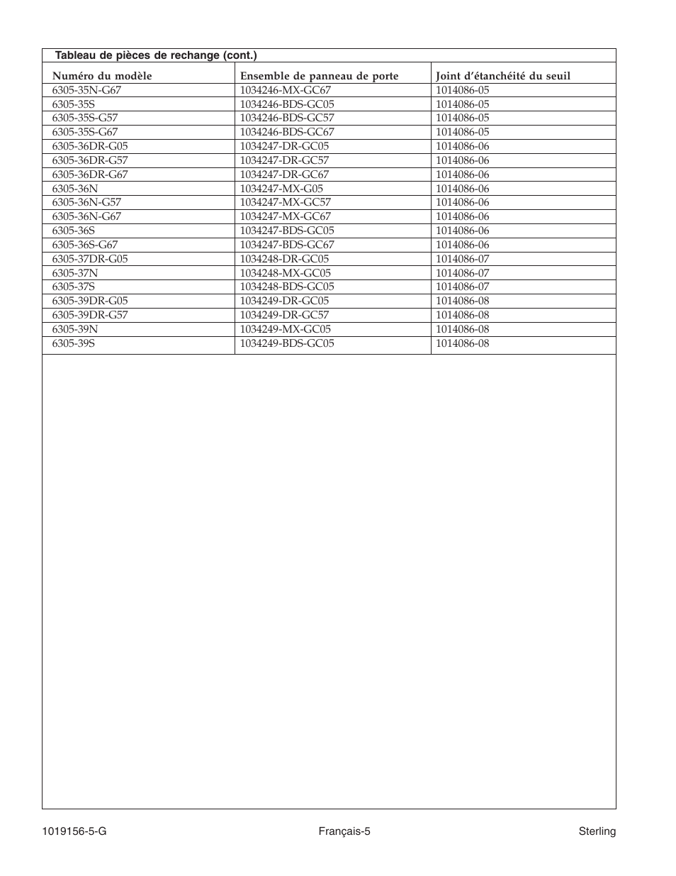 Sterling Plumbing Frameless Pivot Shower Door 6305 Series User Manual | Page 10 / 16