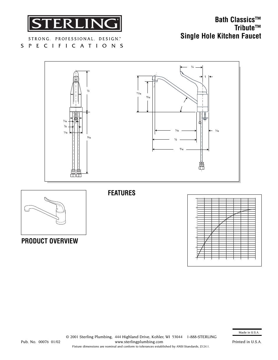 Sterling Plumbing C7111F User Manual | 1 page