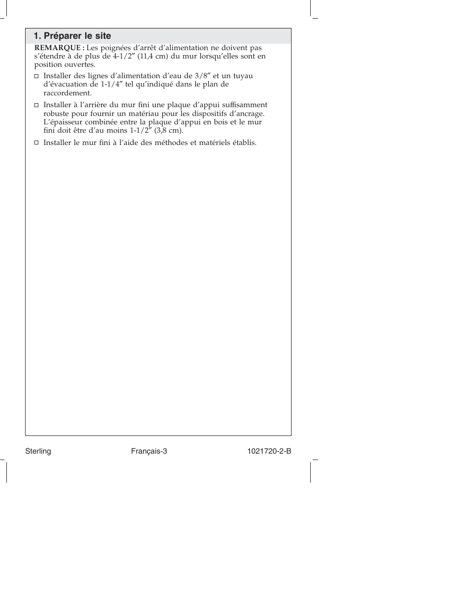 Sterling Plumbing Pedestal Lavatories 442428 User Manual | Page 11 / 24