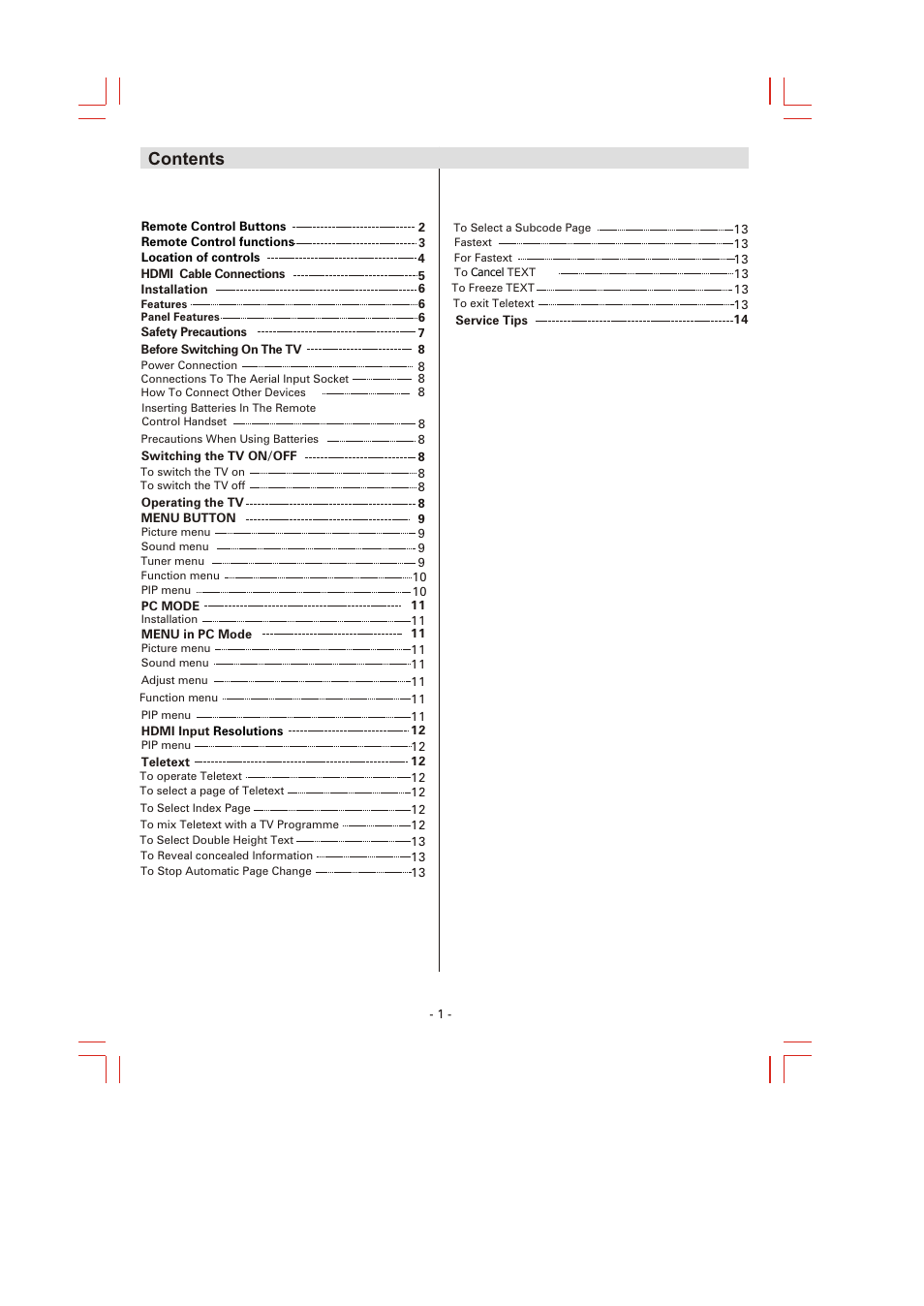 Skyworks LCD-26L16 User Manual | Page 4 / 17