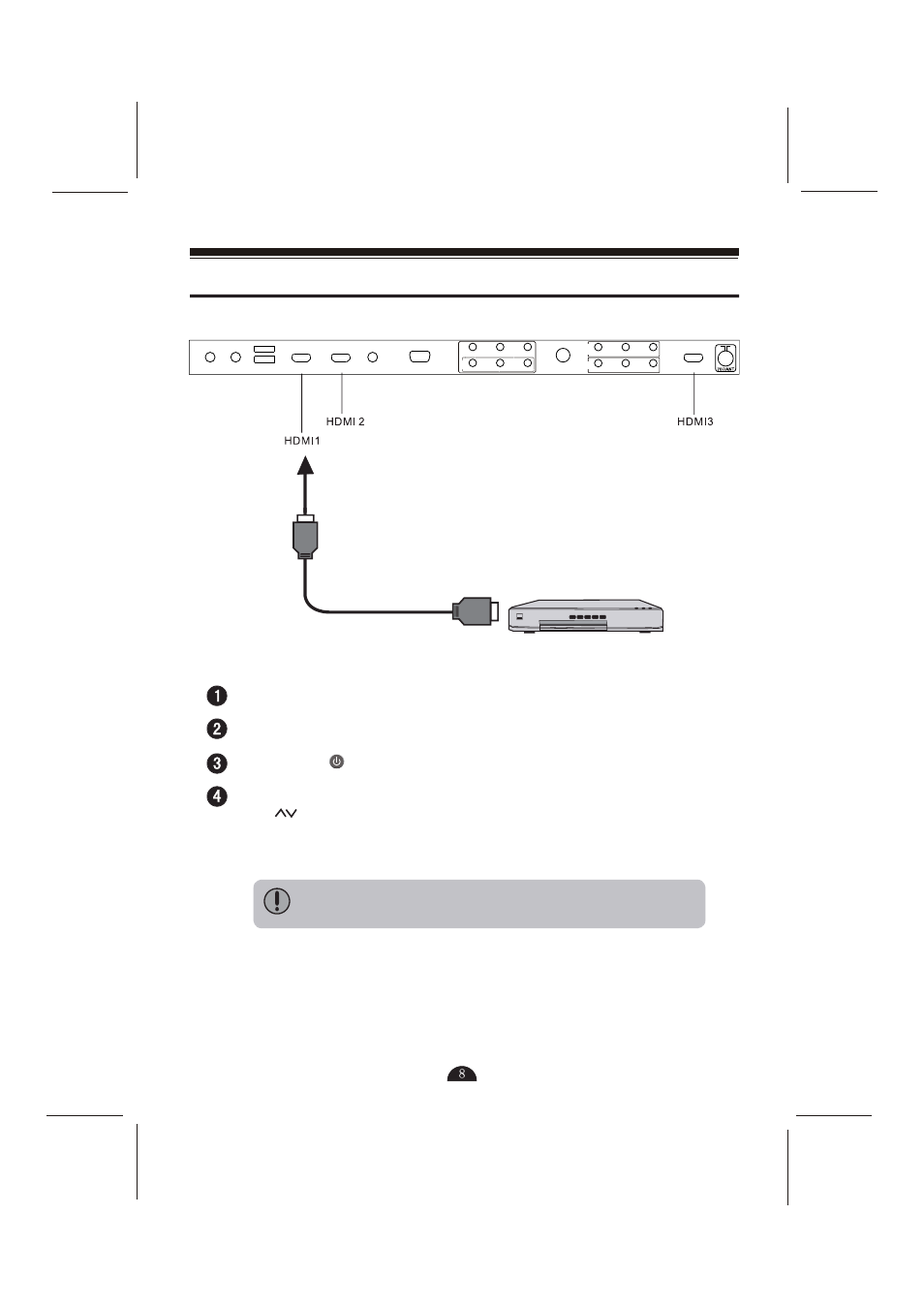 页 10, Use hdmi cable to connect av device, Hdmi cable av device | Skyworks 32L29 User Manual | Page 10 / 22