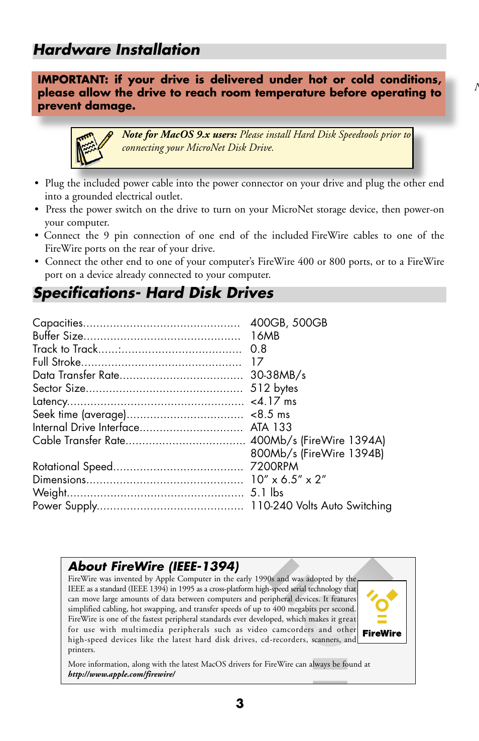 Structured Cable Products MicroNet User Manual | Page 3 / 8