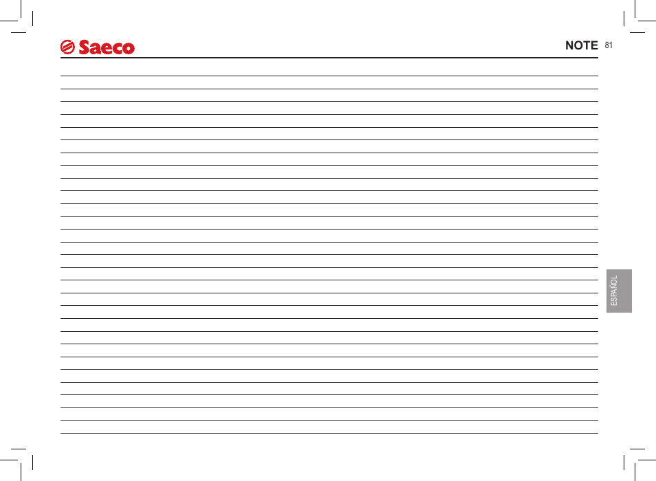 Philips Saeco Incanto Classic S-class User Manual | Page 81 / 116