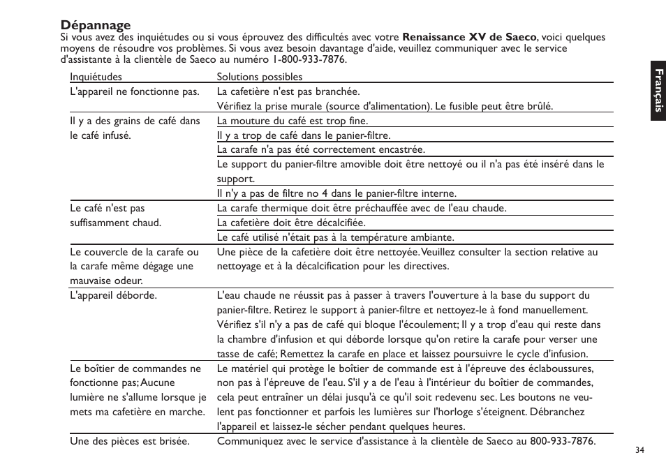 Philips Saeco XV TDCM15 User Manual | Page 35 / 55