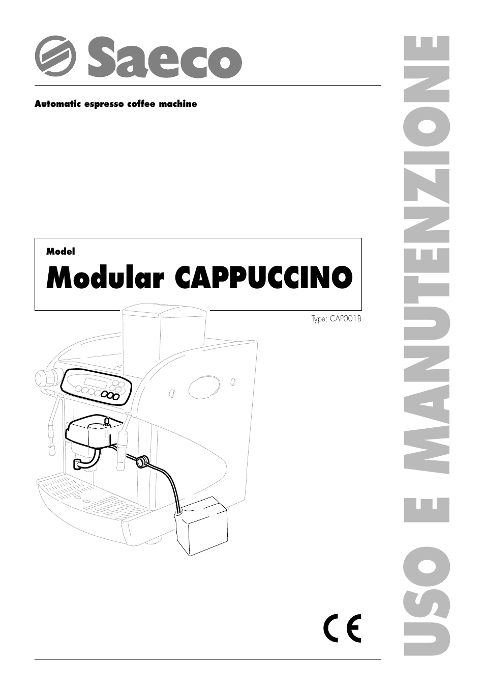 Philips Saeco CAP001B User Manual | 8 pages