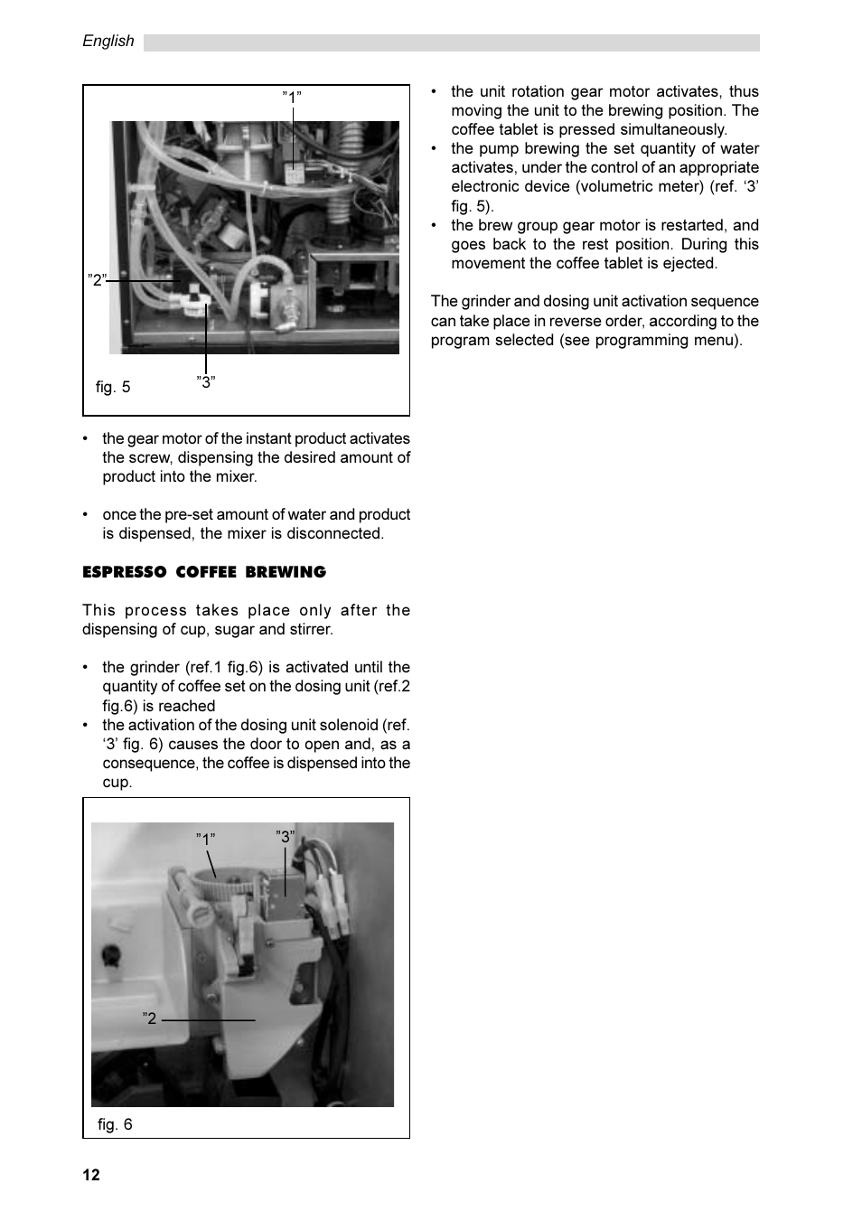 Philips Saeco ESPRESSO SG200E User Manual | Page 12 / 68