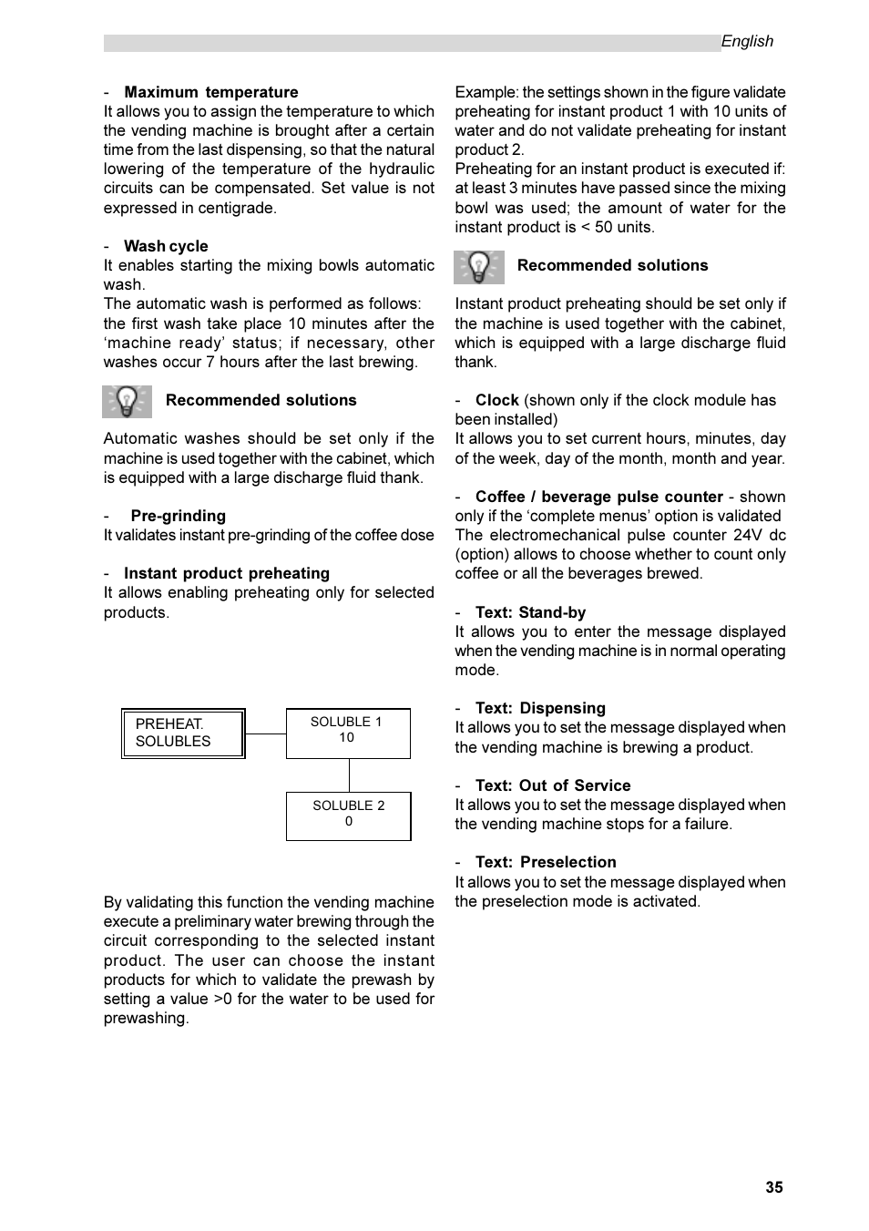 Philips Saeco ESPRESSO SG200E User Manual | Page 35 / 68