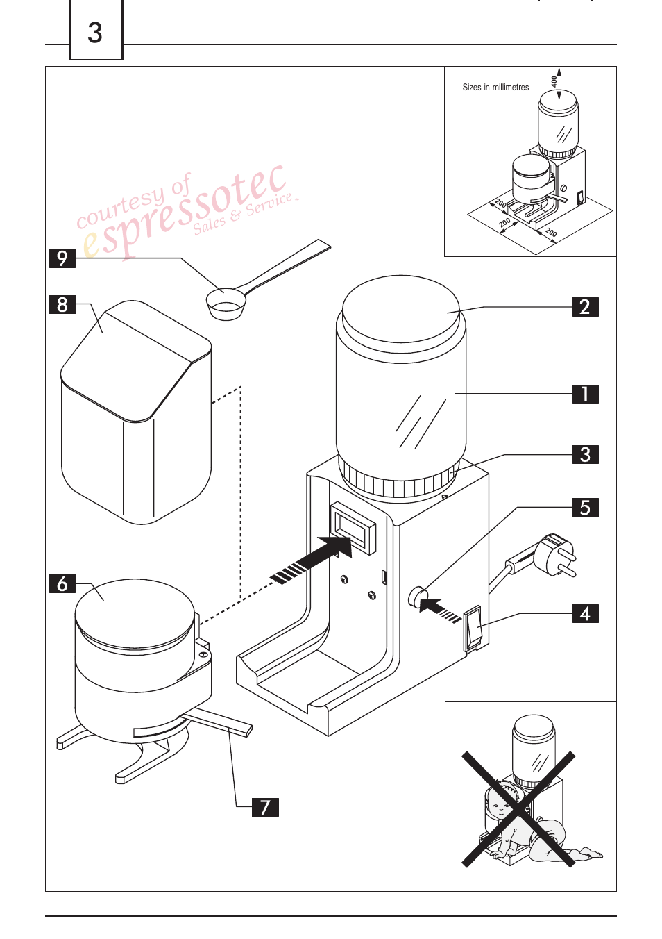 Courtesy of | Philips Saeco MAC 2002 User Manual | Page 3 / 8