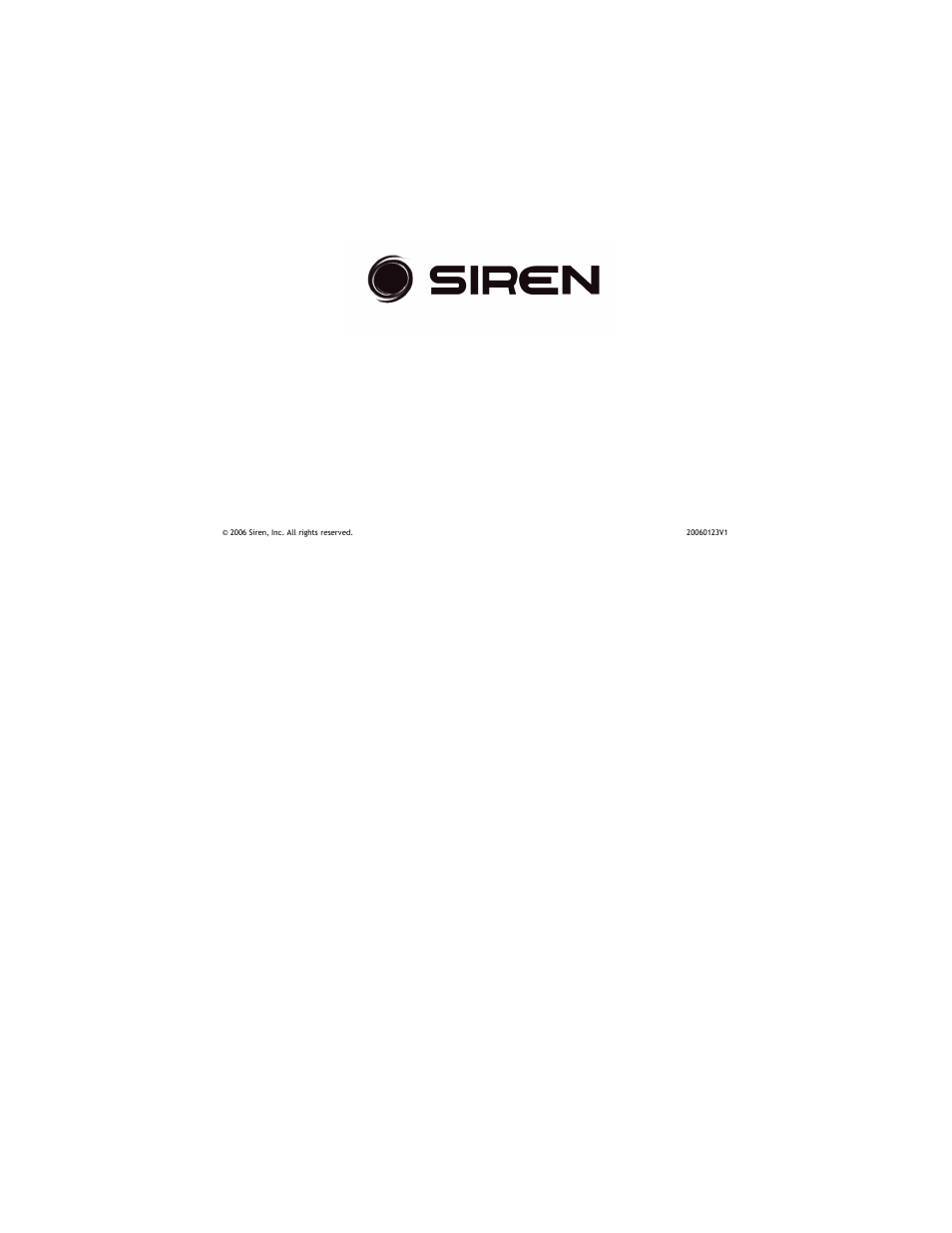 Siren Players Siren 1GB User Manual | Page 43 / 43