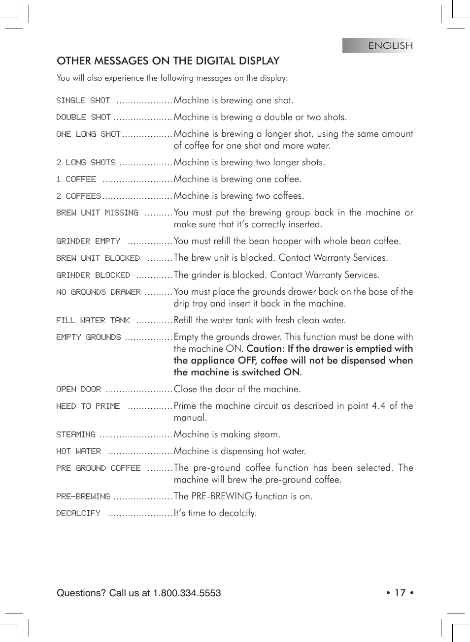 Starbucks Barista SUP021 YDR User Manual | Page 17 / 64
