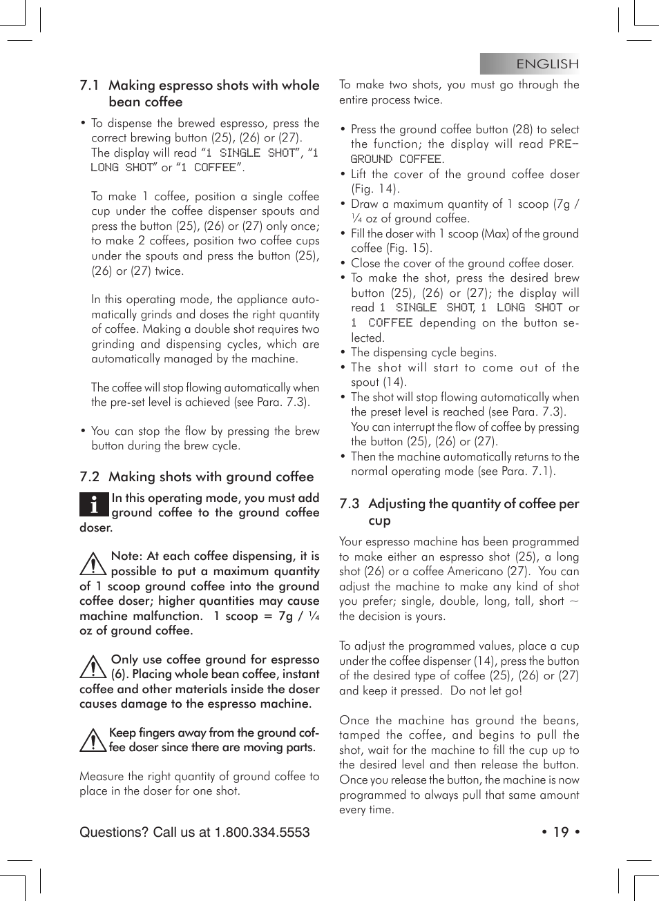 Starbucks Barista SUP021 YDR User Manual | Page 19 / 64