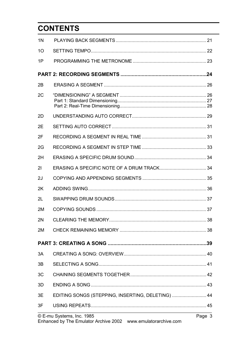 SP Studio Systems SP-12 User Manual | Page 3 / 99