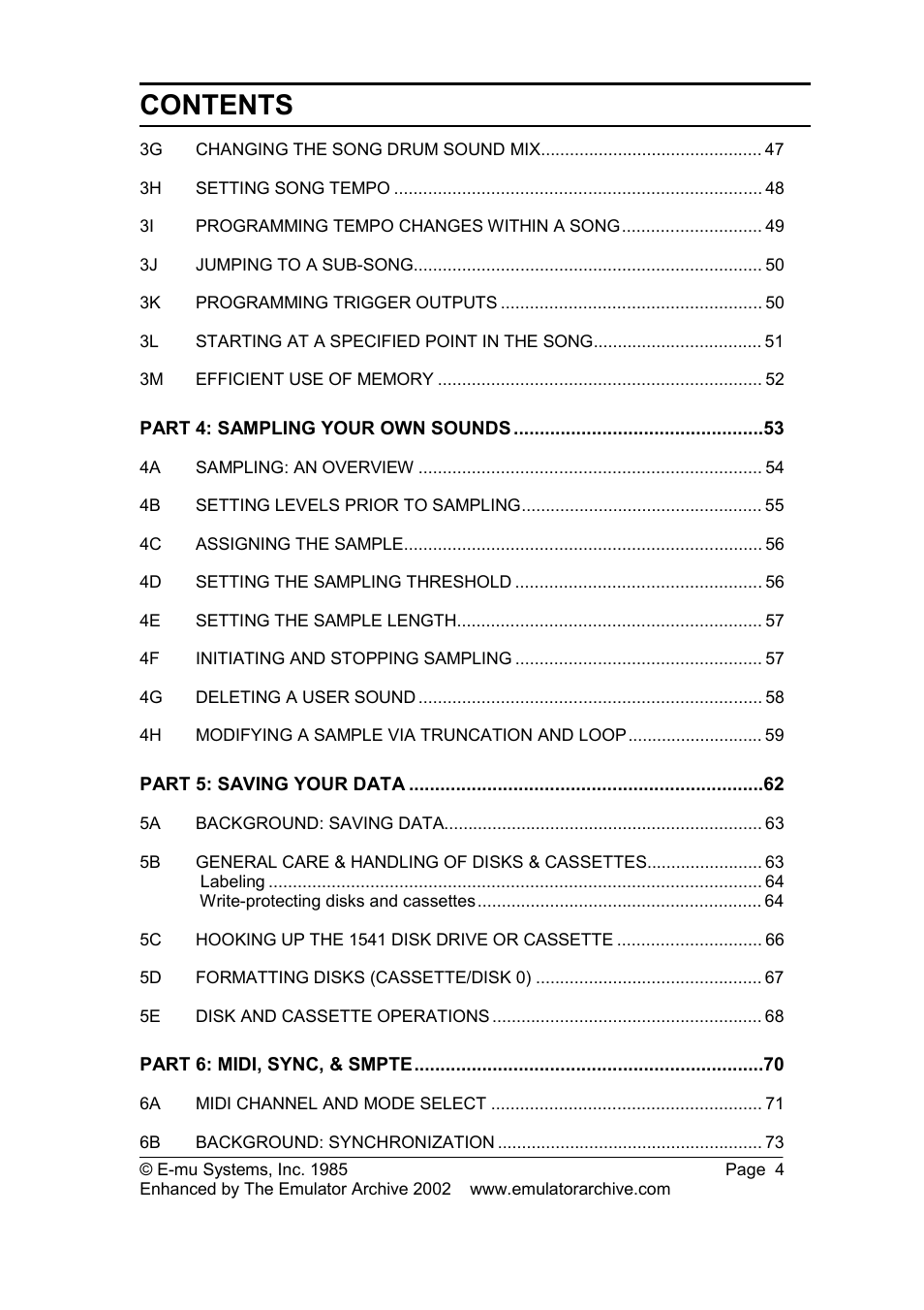 SP Studio Systems SP-12 User Manual | Page 4 / 99