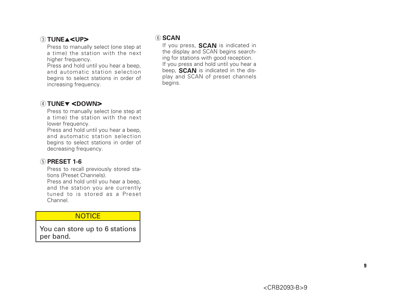 Scion AM/FM/CD Player User Manual | Page 9 / 32